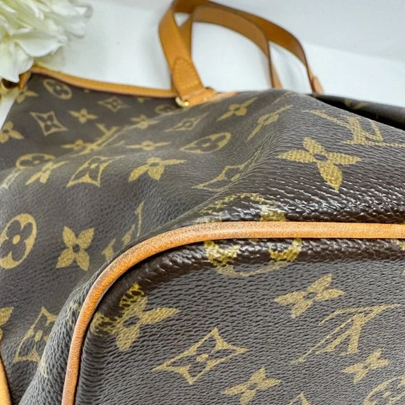 💯Authentic LOUIS VUITTON PALERMO PM MONOGRAM CANVAS SHOULDER BAG BROWN - Picture 8 of 11